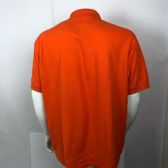 BEVERLY HILLS POLO CLUB Mens Polo Shirt Orange XXL - Picture 2 of 8